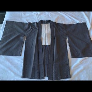 JAPANESE YUKATA black/nude ONE SIZE